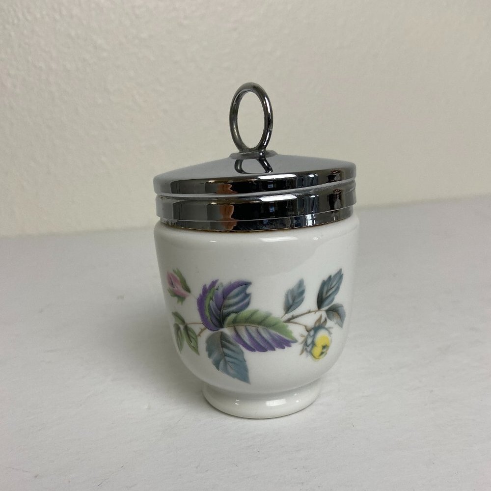 Royal Worcester porcelain egg coddler